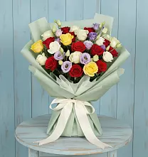 Букет цветов из:  Розы #REPLACE_PRED# Вознесенской Краснодарского края