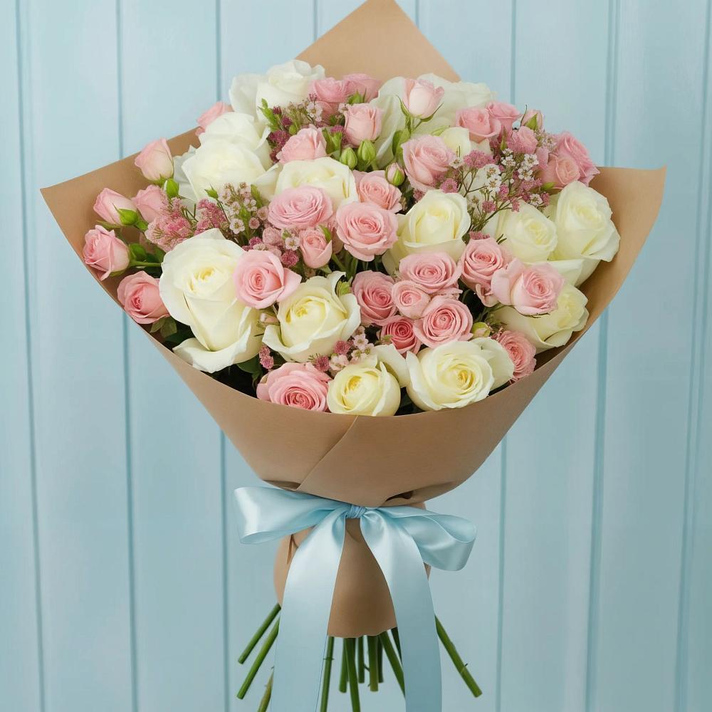 Букет цветов из: Розы в Вознесенской Краснодарского края