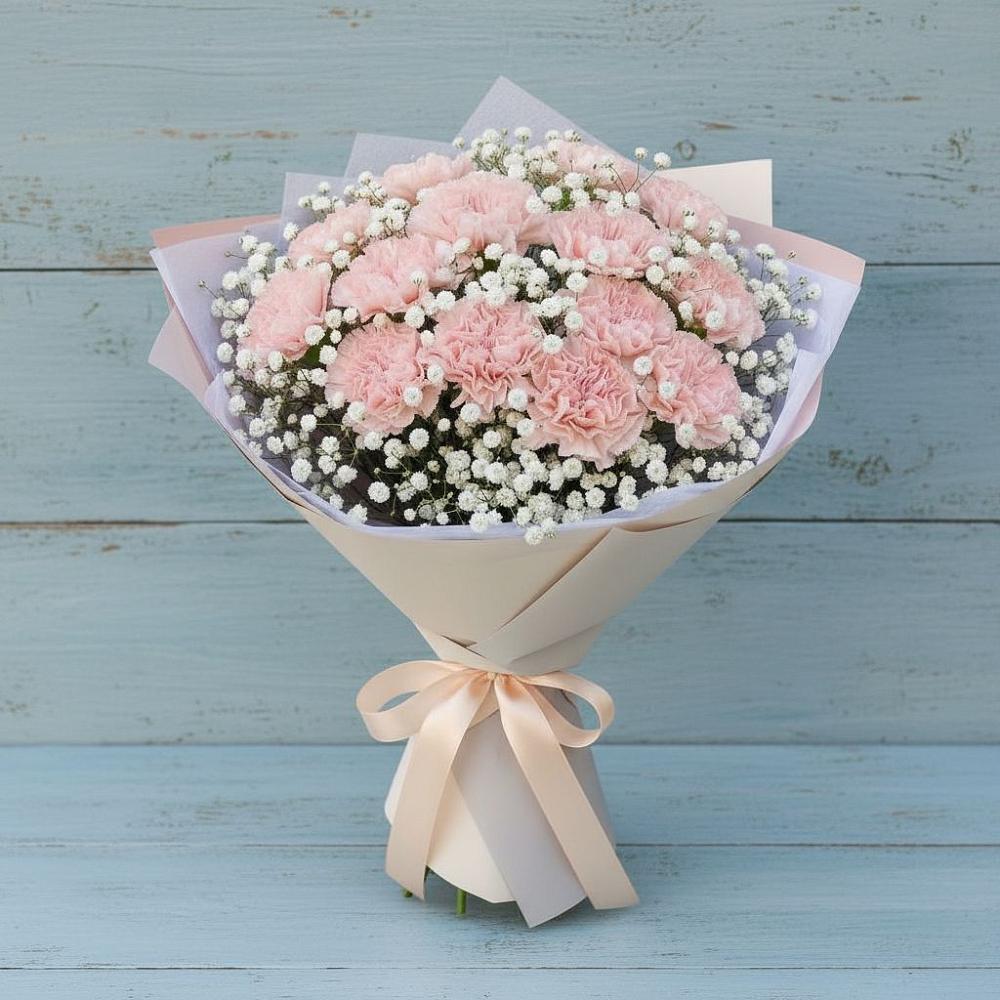 Букет цветов из: Гвоздики в Вознесенской Краснодарского края