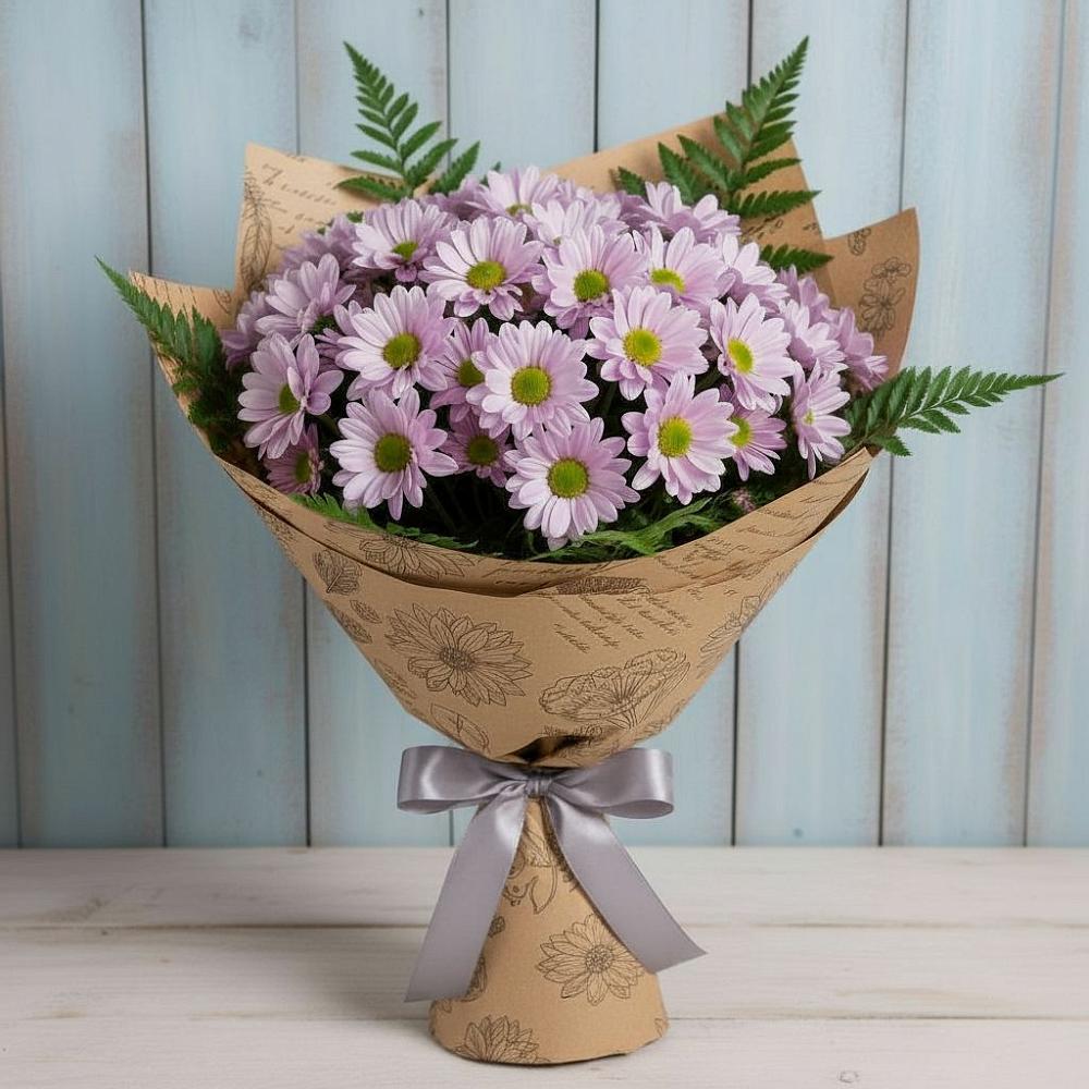 Букет цветов из: Хризантемы в Вознесенской Краснодарского края