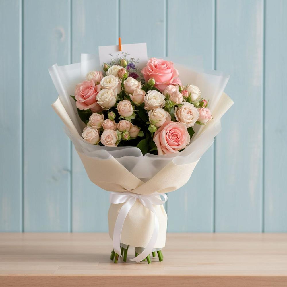 Букет цветов из: Розы в Вознесенской Краснодарского края