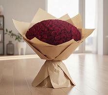 Букет 101 Красная роза в Вознесенской Краснодарского края