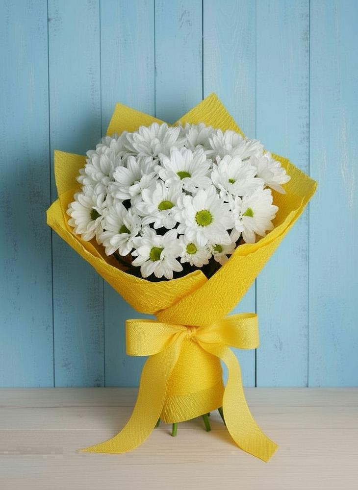 Букет цветов из: Хризантемы в Вознесенской Краснодарского края