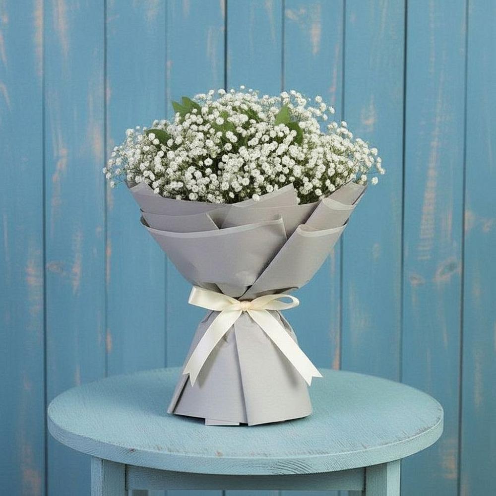 Букет цветов из: Гипсофила в Вознесенской Краснодарского края