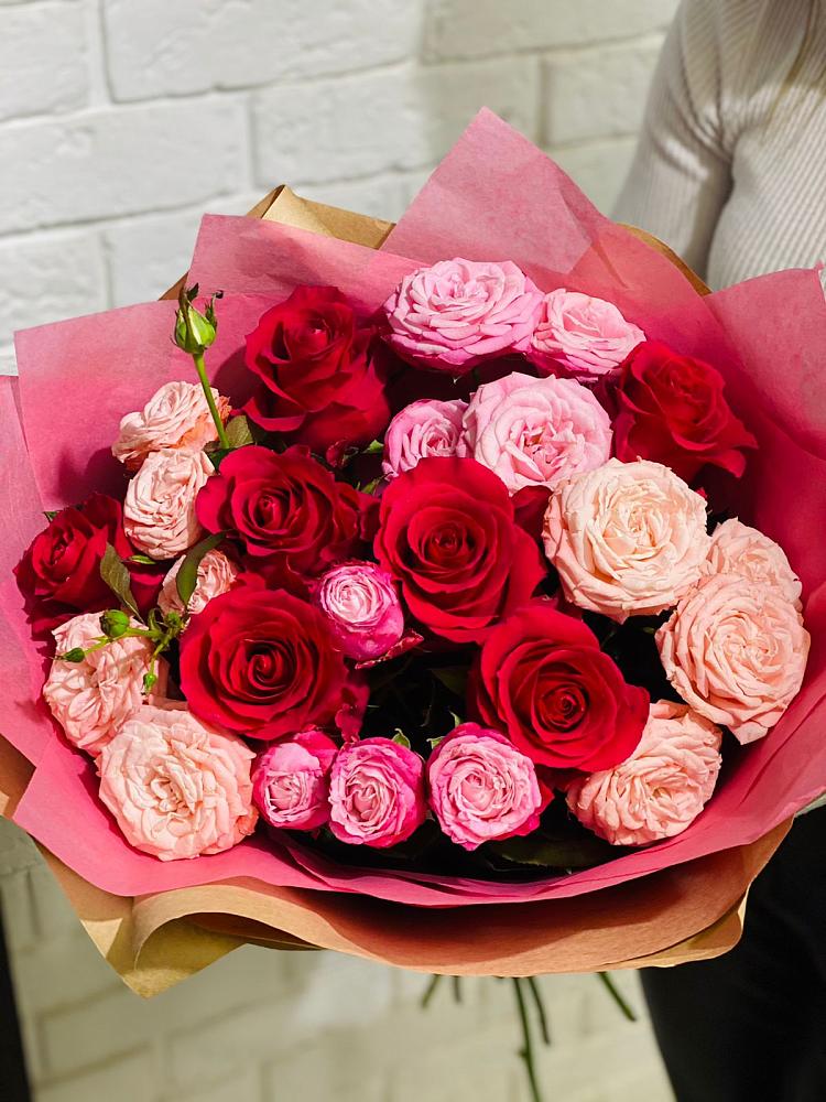 Букет цветов из: Розы в Вознесенской Краснодарского края