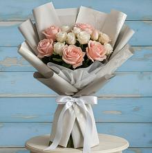 Букет цветов из:  Розы #REPLACE_PRED# Вознесенской Краснодарского края