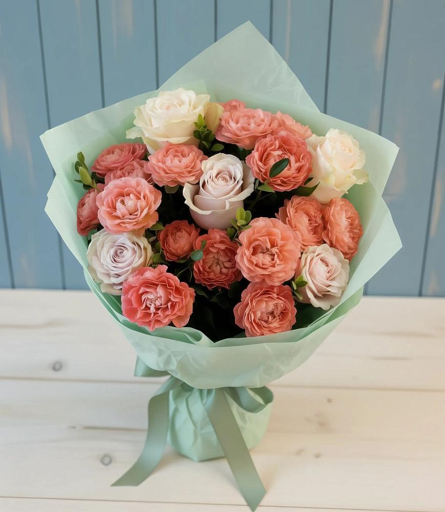 Букет цветов из: Розы в Вознесенской Краснодарского края