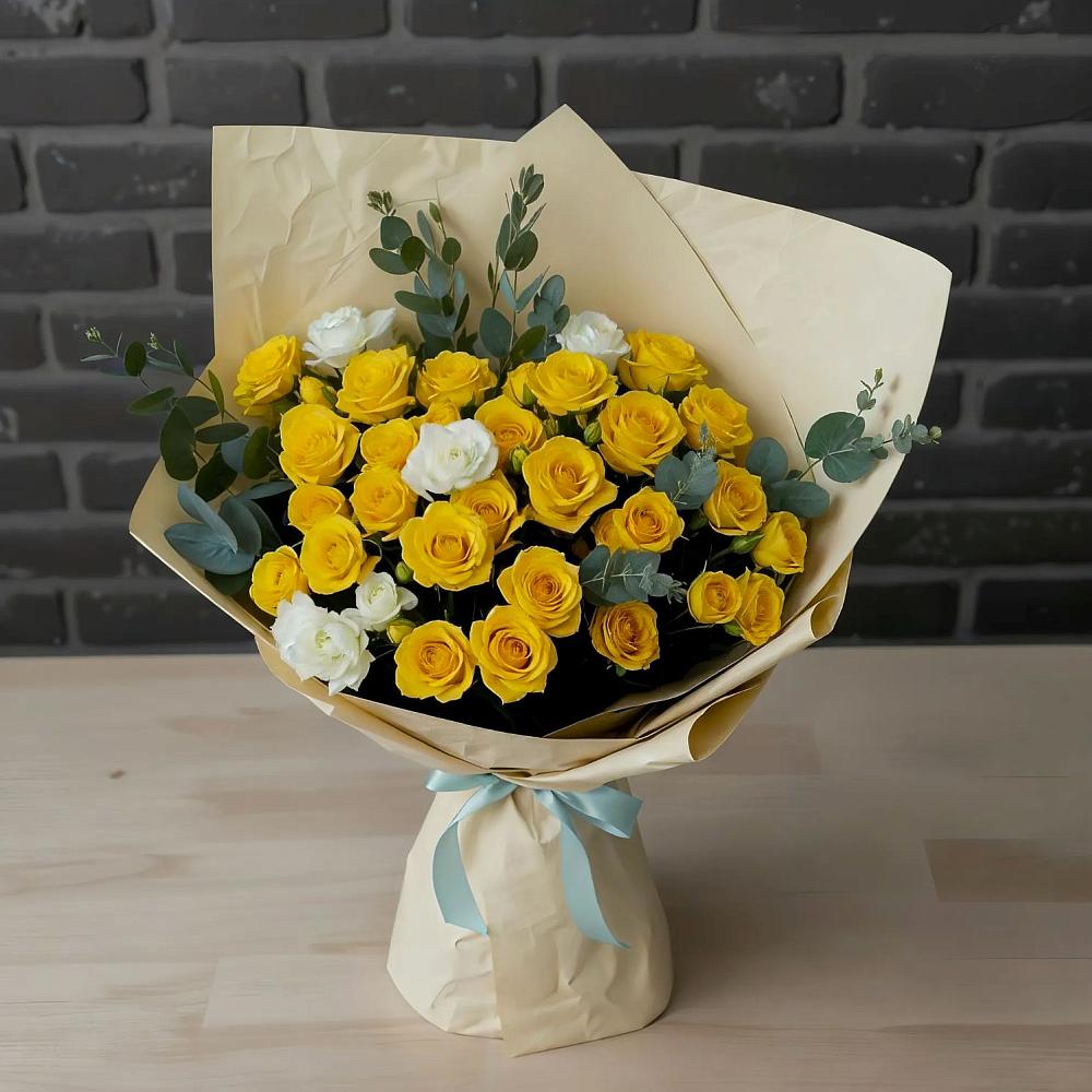 Букет цветов из: Розы в Вознесенской Краснодарского края