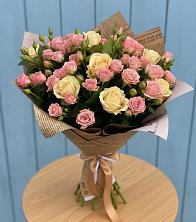 Букет цветов из:  Розы в Вознесенской Краснодарского края