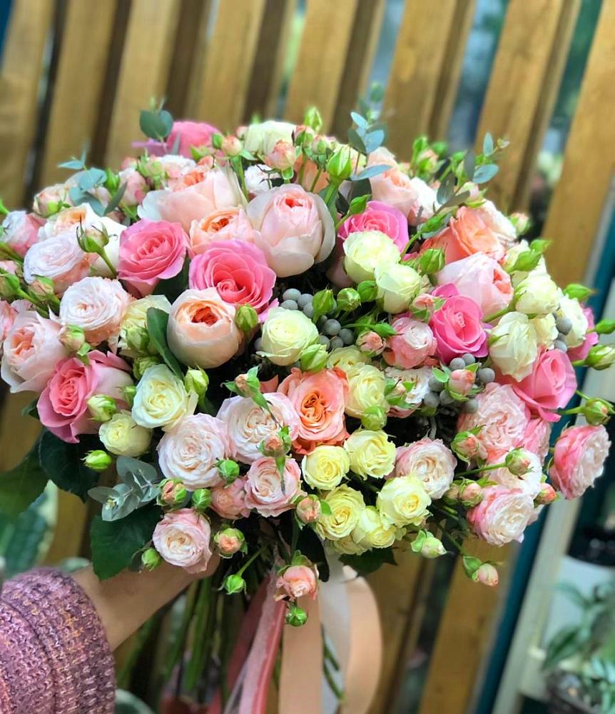 Букет цветов из: Розы в Вознесенской Краснодарского края