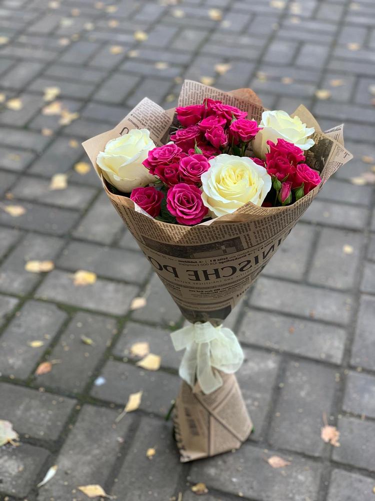 Букет цветов из: Розы в Вознесенской Краснодарского края