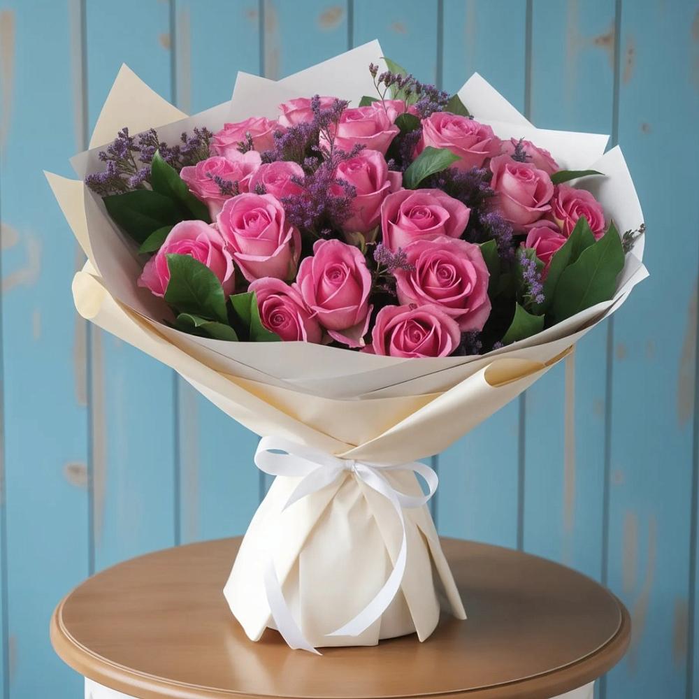 Букет цветов из: Розы в Вознесенской Краснодарского края