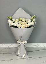 Букет цветов из:  Розы и Лизиантусы в Вознесенской Краснодарского края